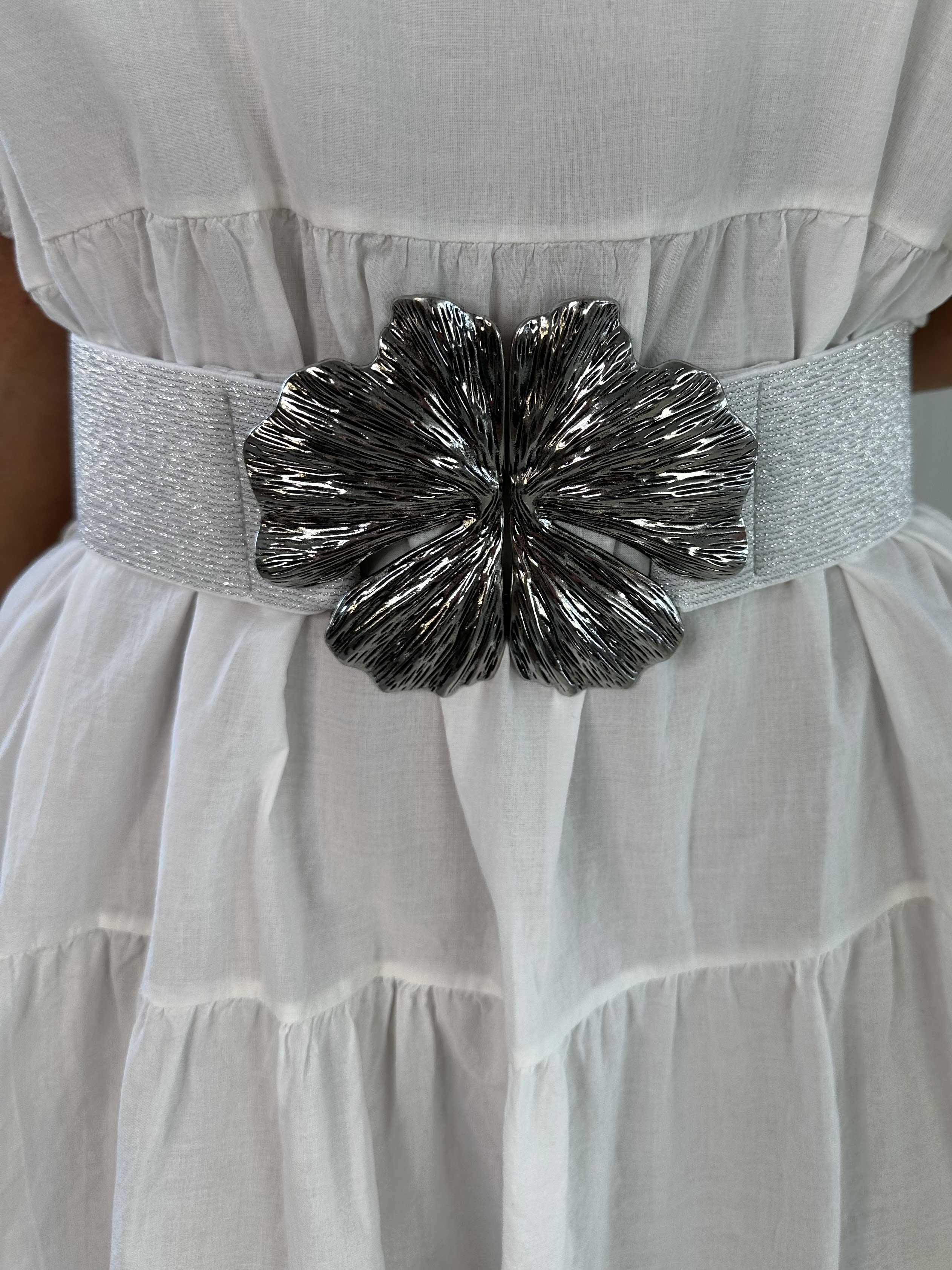 Nabila - Elastiskt midjebälte med stor blomma